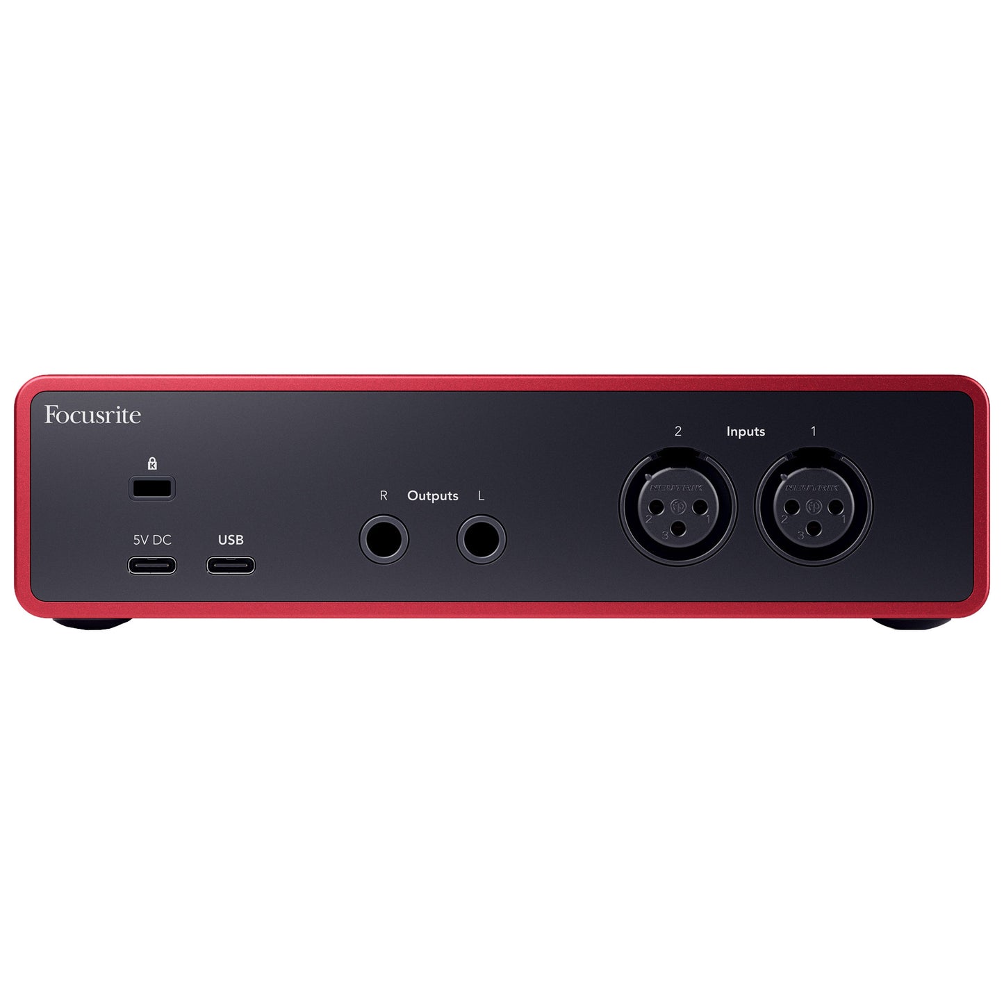 Focusrite Scarlett 2i2 4th Gen USB-C Audio Interface back