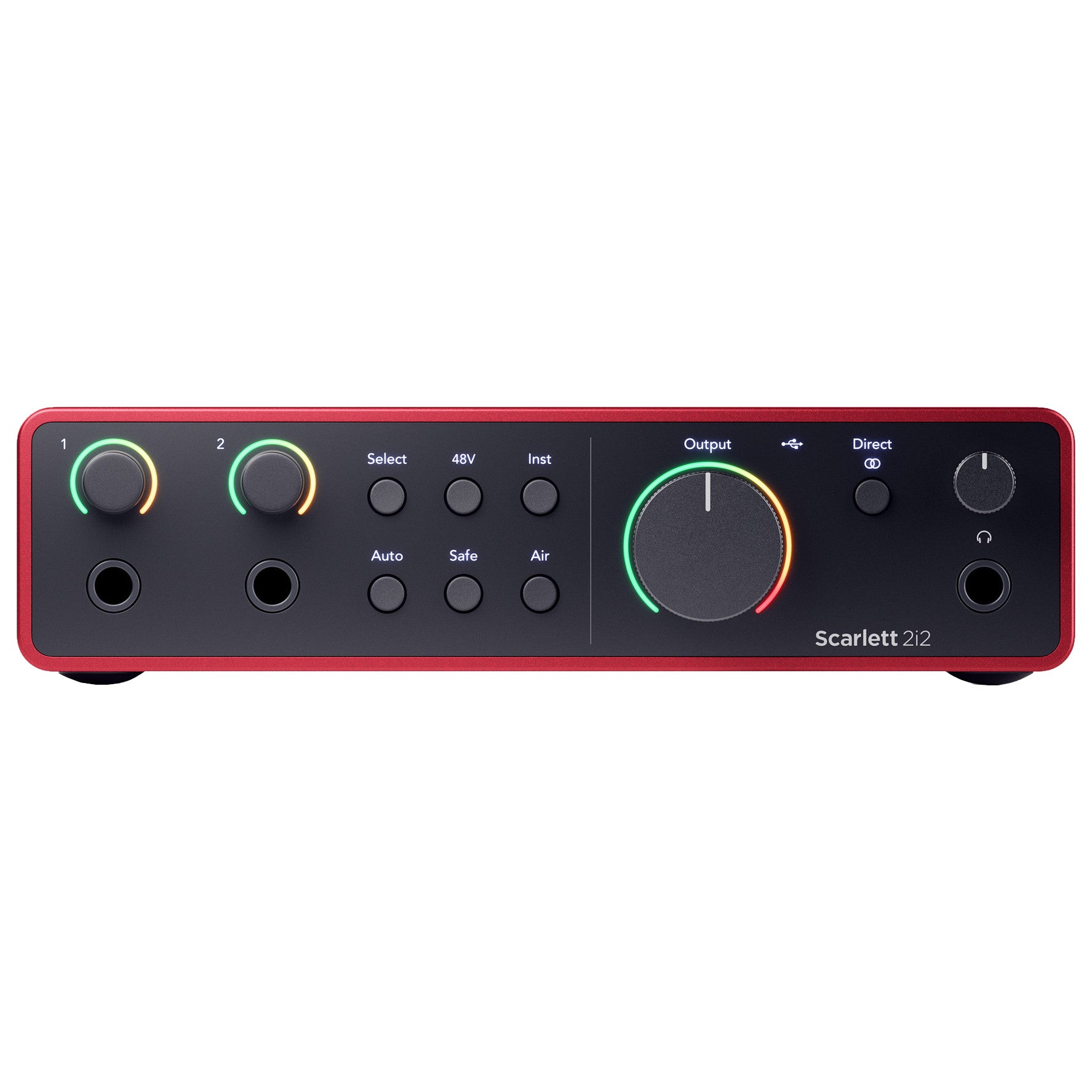Focusrite Scarlett 2i2 4th Gen USB-C Audio Interface front