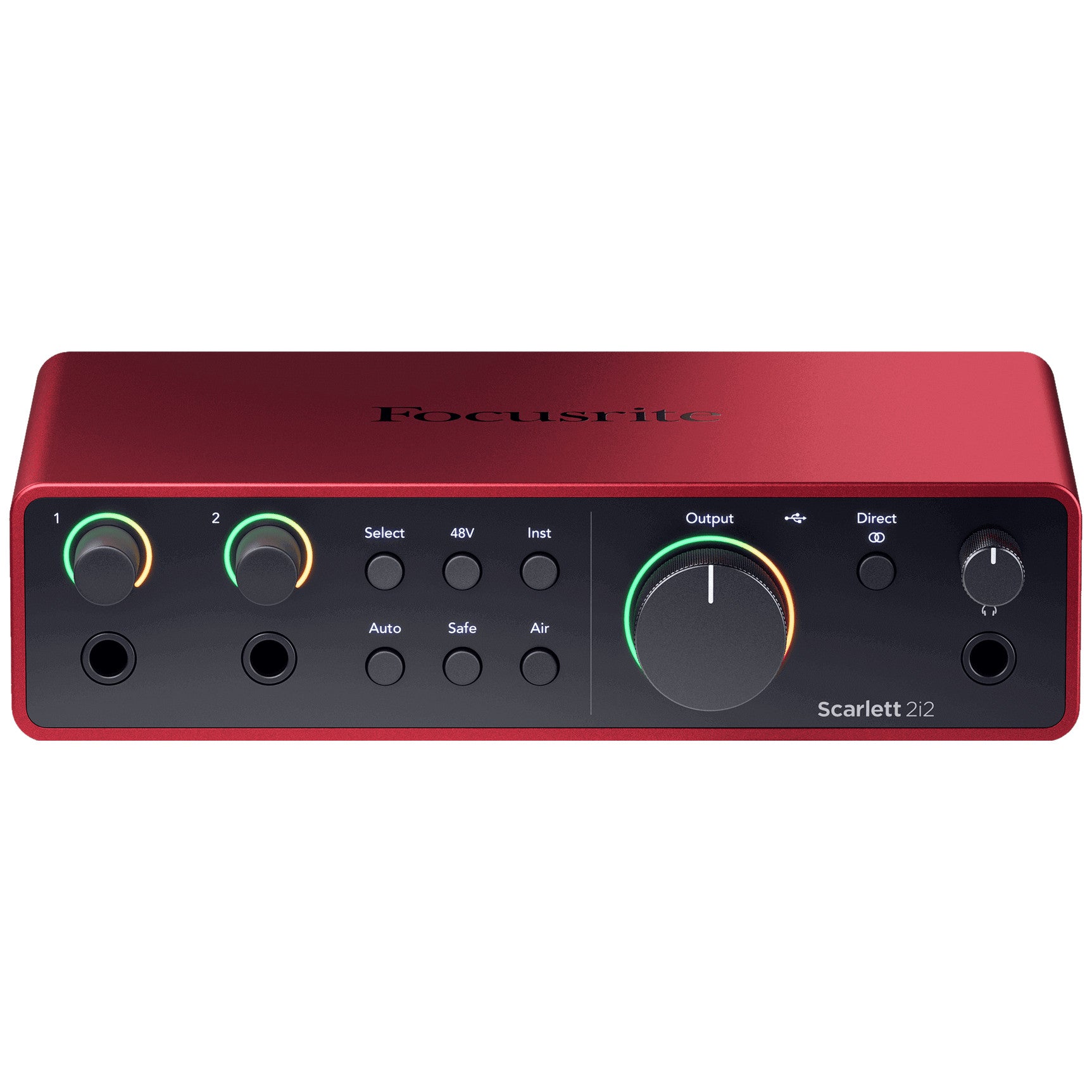 Focusrite Scarlett 2i2 4th Gen USB-C Audio Interface top