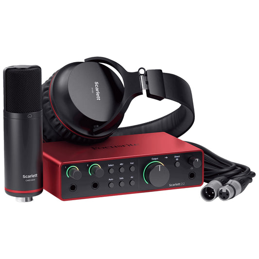 Focusrite Scarlett 2i2 Studio 4th USB-C Audio Interface components