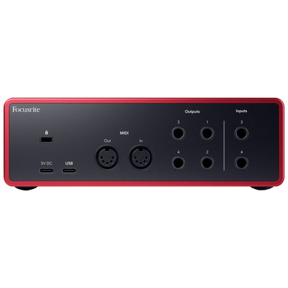 Focusrite Scarlett 4i4 4th Gen USB-C Audio Interface