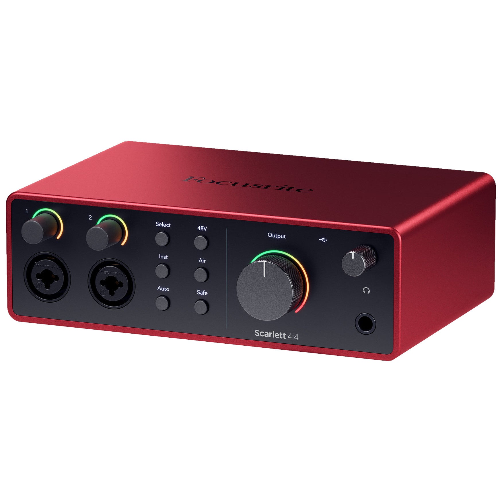 Focusrite Scarlett 4i4 4th Gen USB-C Audio Interface left