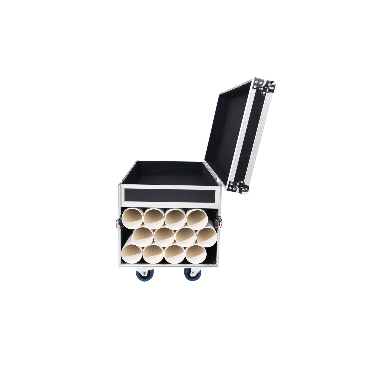 Gator GTOUR-MICSTAND-12 Flight Case For 12 Mic Stands