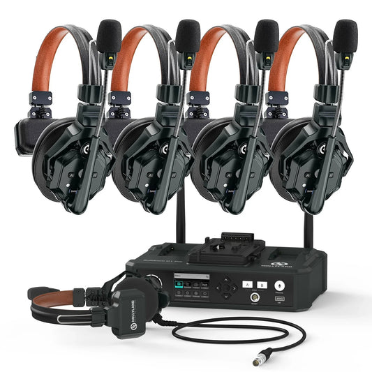 Hollyland Solidcom C1 Pro-HUB4S 4-Person Headset System With Hub