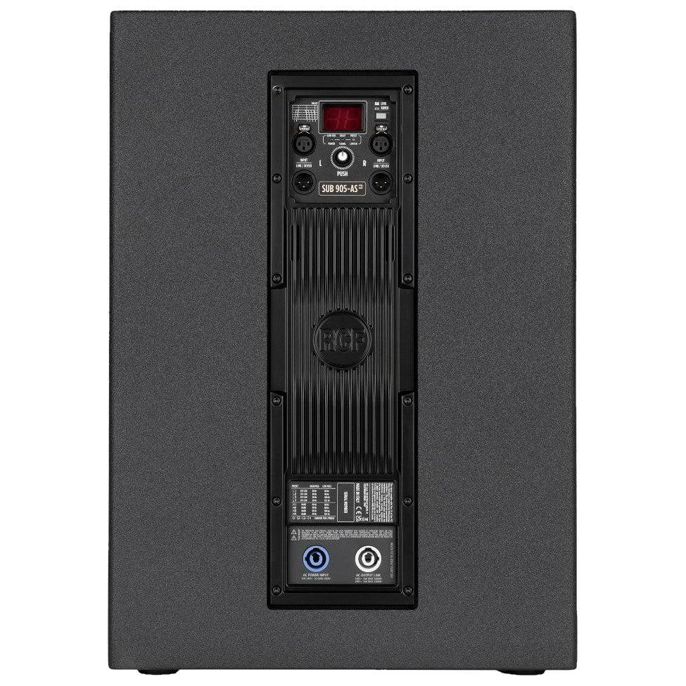 RCF SUB-905AS-MK3 15-Inch Powered Subwoofer back