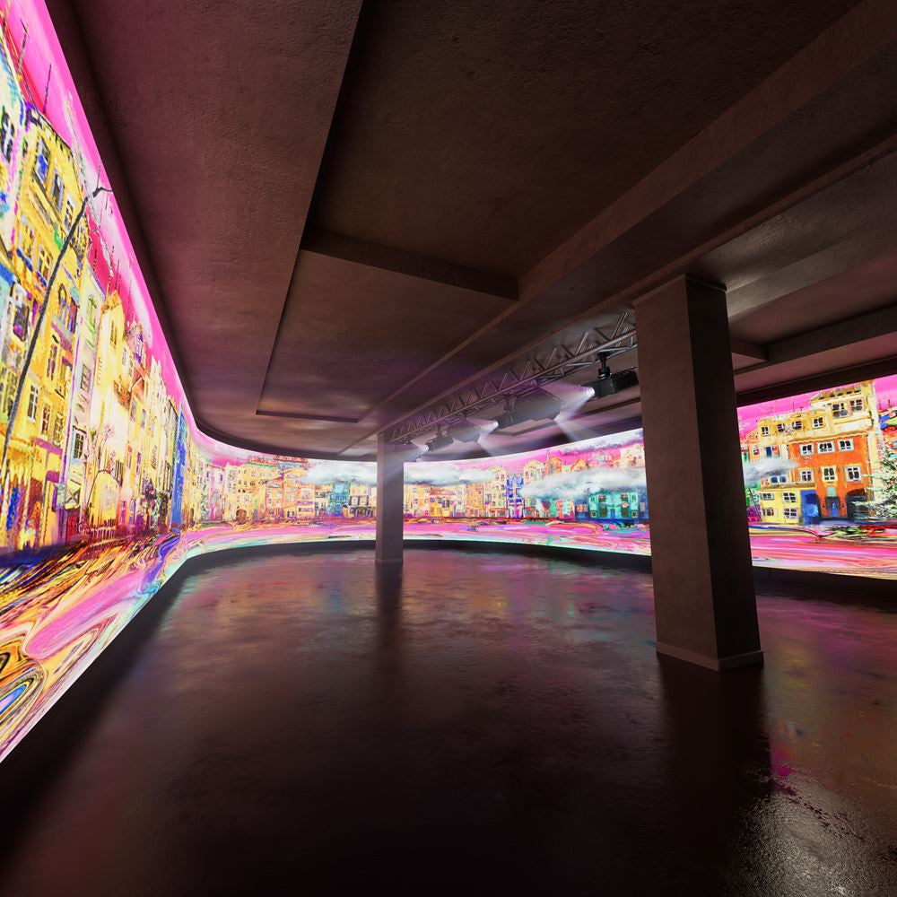 video wall installation