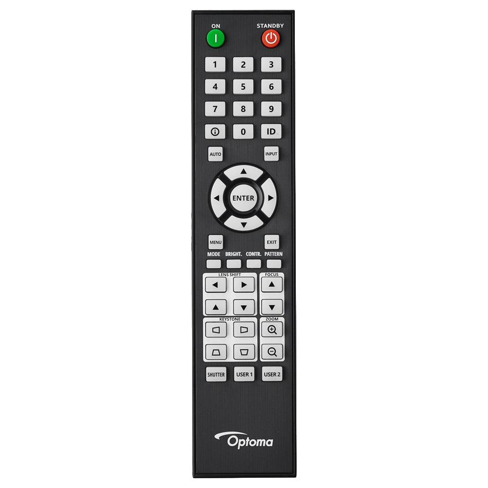 Optoma ZU725TST 7200 Lumen WUGXA Laser Projector remote