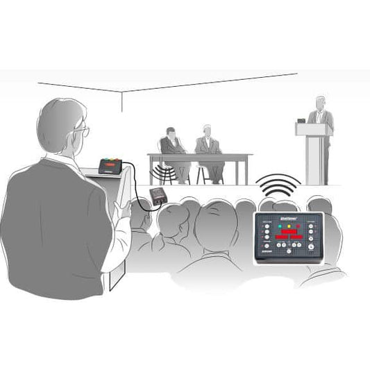 DSAN PRO-2000BT Wireless Limitimer Speaker Timer System diagram