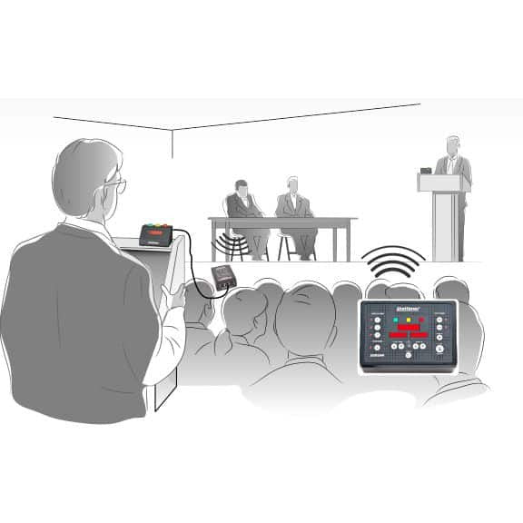 DSAN PRO-2000BT Wireless Limitimer Speaker Timer System diagram
