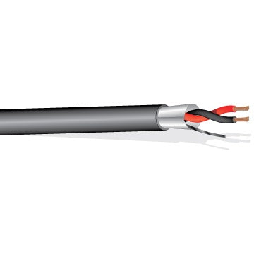 West Penn 452BK0500 22 AWG Shielded Miniature Audio Cable CMR