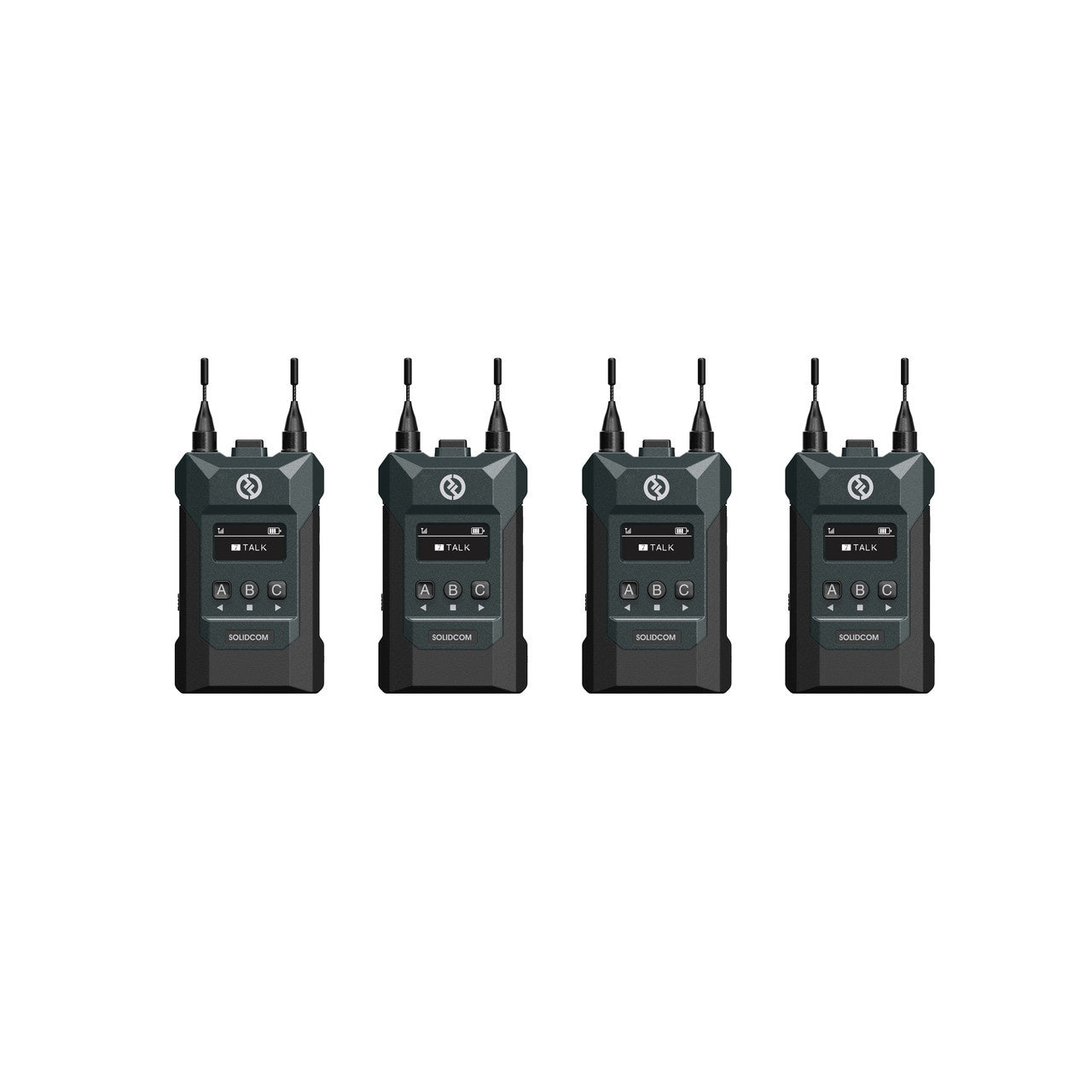 Hollyland Solidcom M1 Wireless Full-Duplex Intercom System With 4 Beltpacks | Dual Headset