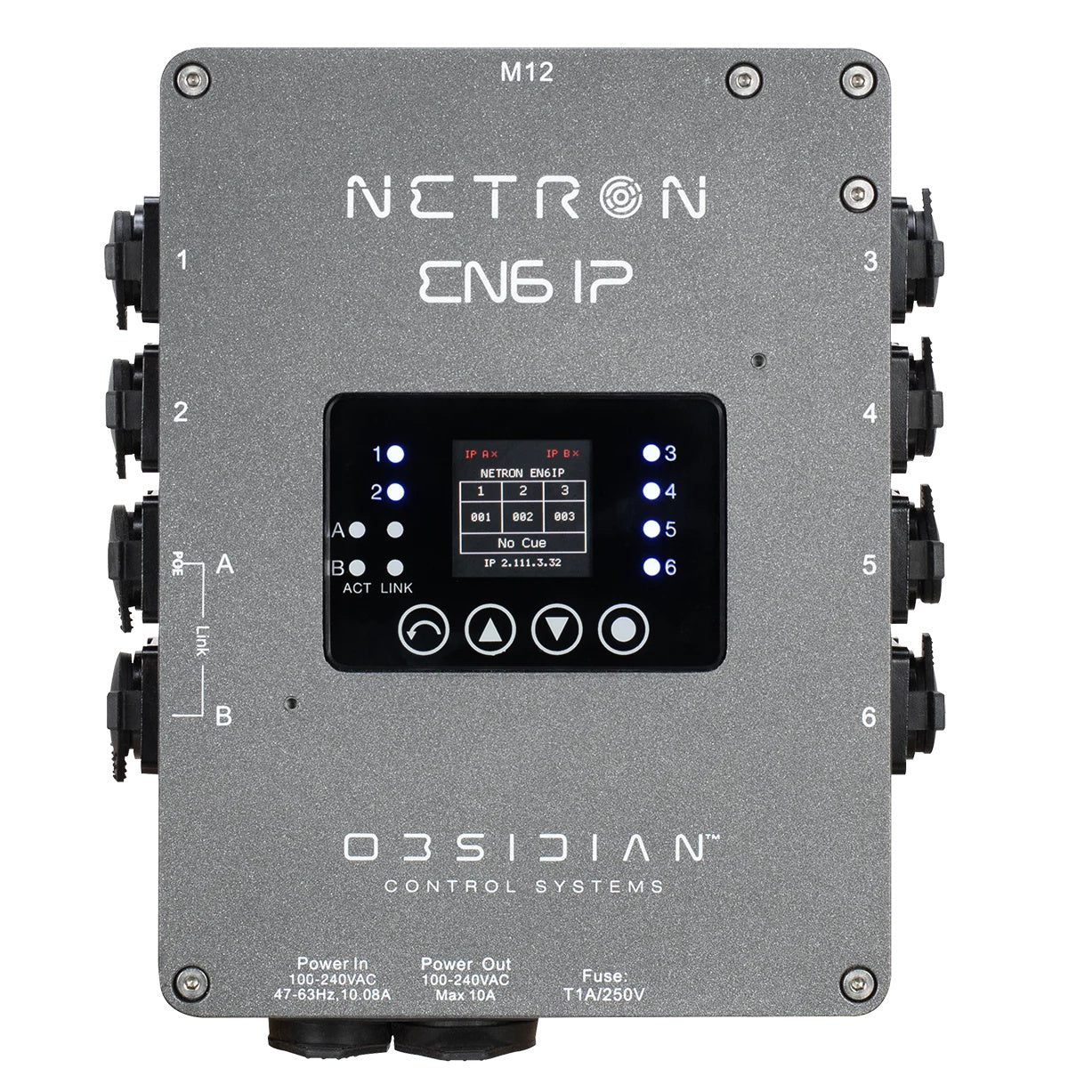 Elation NIP013 EN6 IP DMX Relay Node Six Universe
