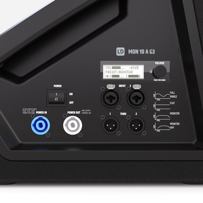 LD Systems MON 10 A G3 10-Inch Powered Stage Monitor panel