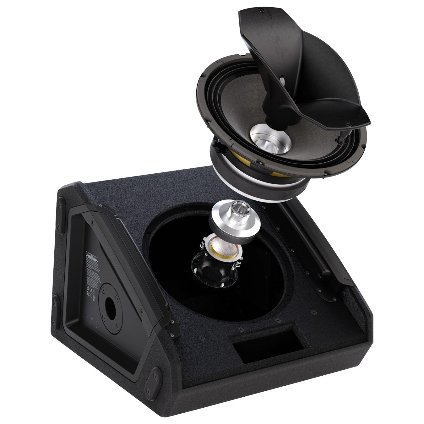 LD Systems MON 10 A G3 10-Inch Powered Stage Monitor components