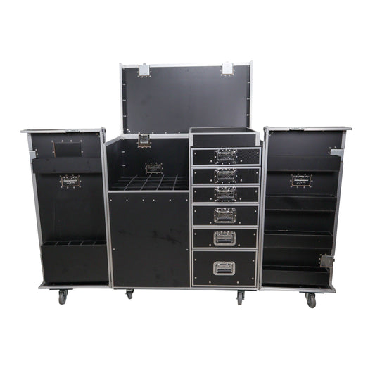 ProX XS-6DMIC25W ATA Flight Case For 25 Mic Stands With Drawers