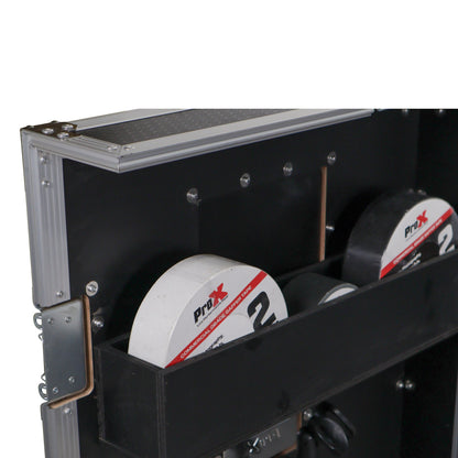 ProX XS-6DMIC25W ATA Flight Case For 25 Mic Stands With Drawers