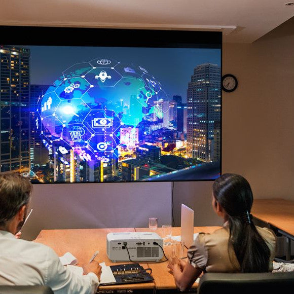 Optoma ZH450ST 4200 Lumen 1080p Short-Throw Laser Projector lifestyle