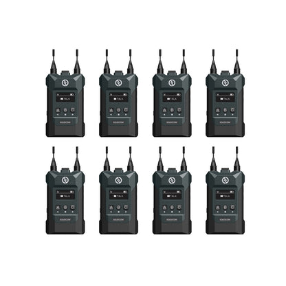Hollyland Solidcom M1 Wireless Full-Duplex Intercom System With 8 Beltpacks | Dual Headset