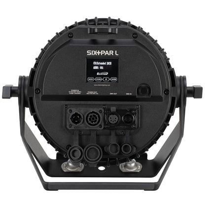 Elation SIX+ PAR L 14x20W RGBLA+UV IP65 LED Wash Light back with open connections