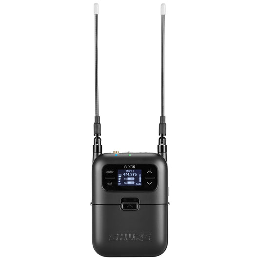 Shure SLXD5 Single-Channel Portable Digital Wireless Receiver front
