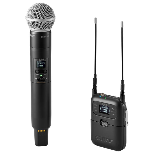 Shure SLXD25/SM58 Portable Digital Wireless Handheld System