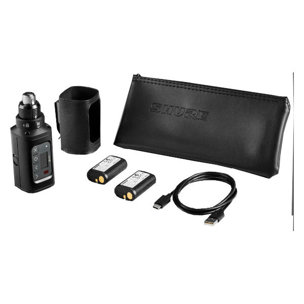 Shure ADX3=-G57 Axient Digital Plug-On Transmitter components
