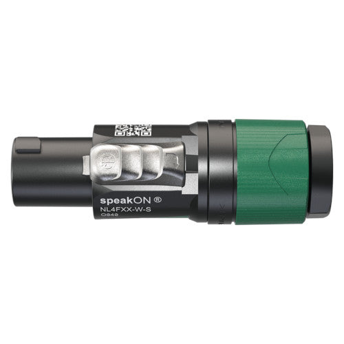 Neutrik NL4FXX-W-S 4-Pole speakON Cable Connector top