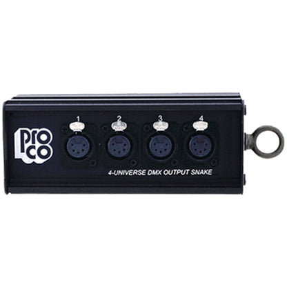 ProCo Sound DOC4U 4 Universe DMX Break Box | Out | Standard