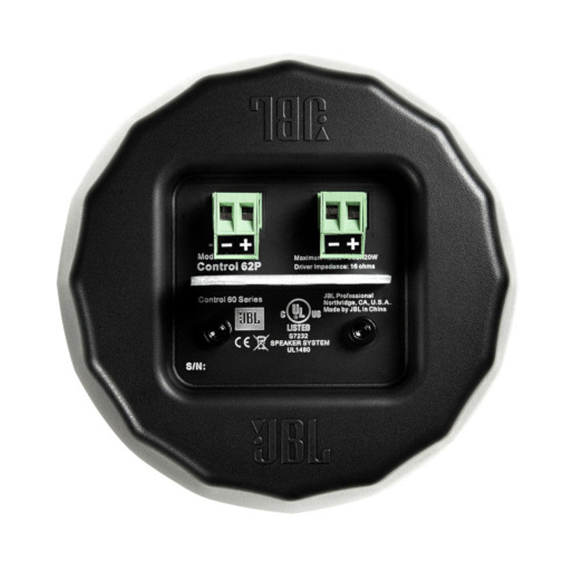 JBL Control 62P Ultra-Compact Mid-High Satellite Pendant Speaker back
