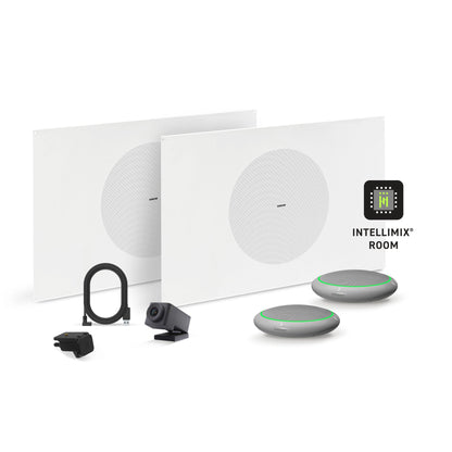 Shure Microflex Ecosystem 310L + Huddly Cam AV Conferencing Bundle aluminum