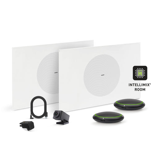 Shure Microflex Ecosystem 310L + Huddly Cam AV Conferencing Bundle | Color: Black