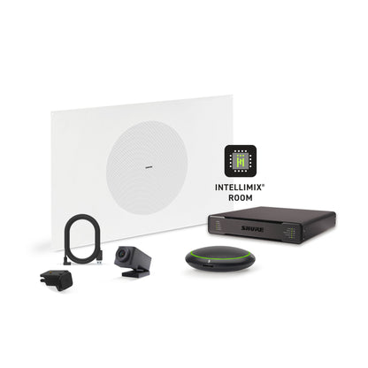 Shure Microflex Ecosystem 310P + Huddly Cam AV Conference Bundle black