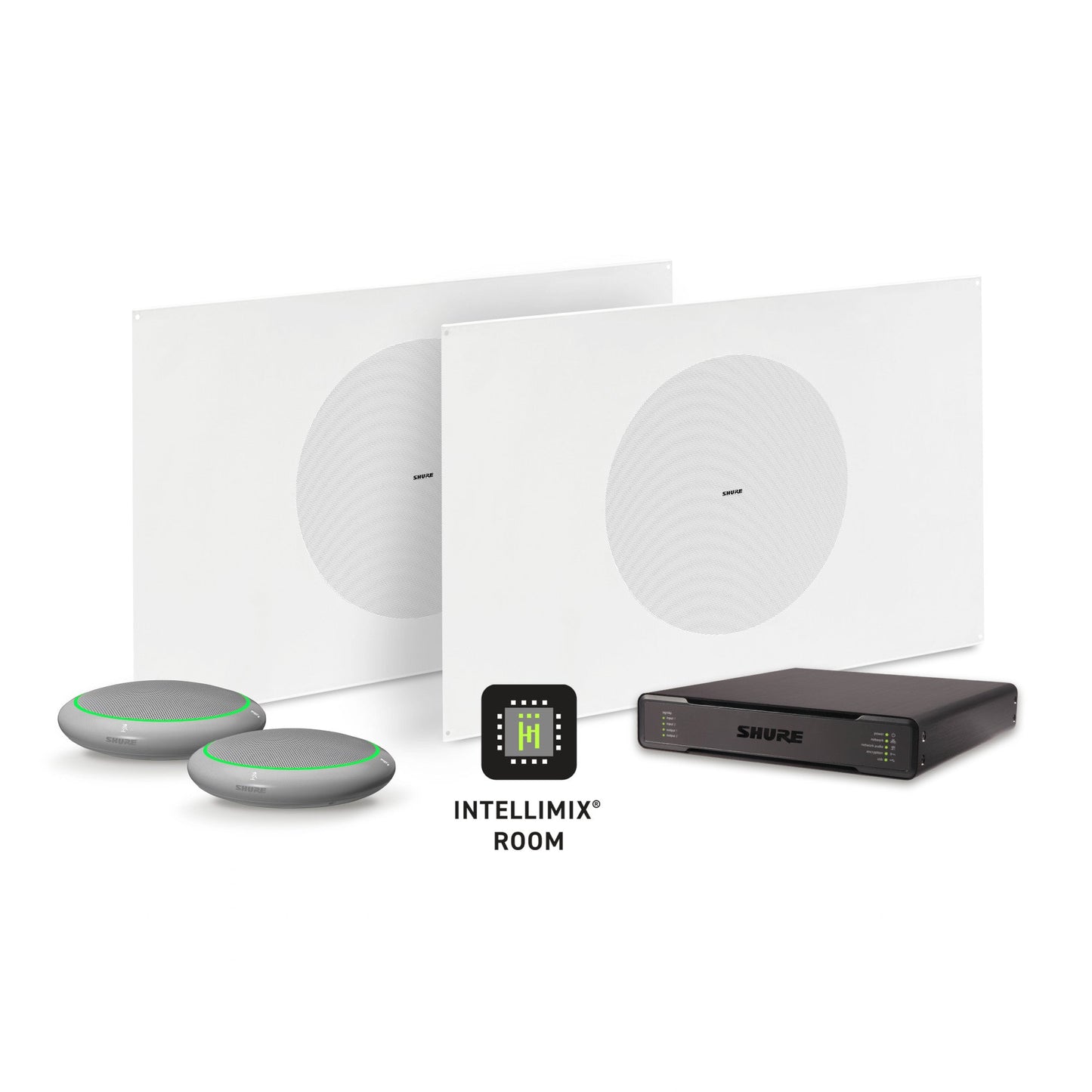 Shure Microflex Ecosystem 310X AV Conferencing Bundle aluminum