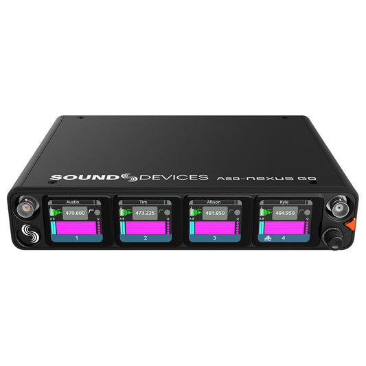 Sound Devices A20-Nexus Go 4-Channel Digital Wireless Receiver front