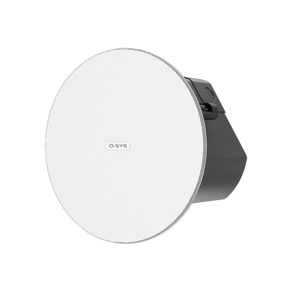 Q-SYS AcousticDesign 4.5" Two-Way Ceiling Speaker | Zero Bezel | White