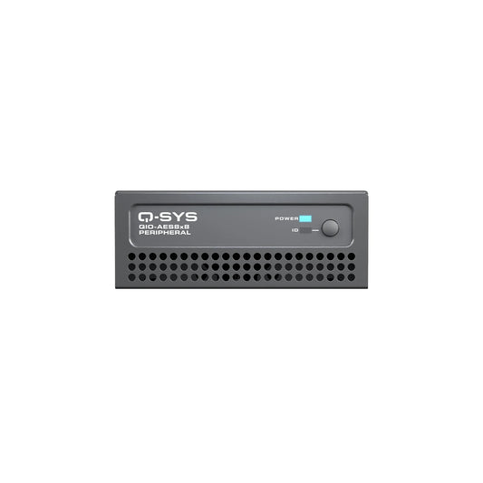 Q-SYS QIO-AES8x8 8-Channel AES3 Digital I/O Network Peripheral