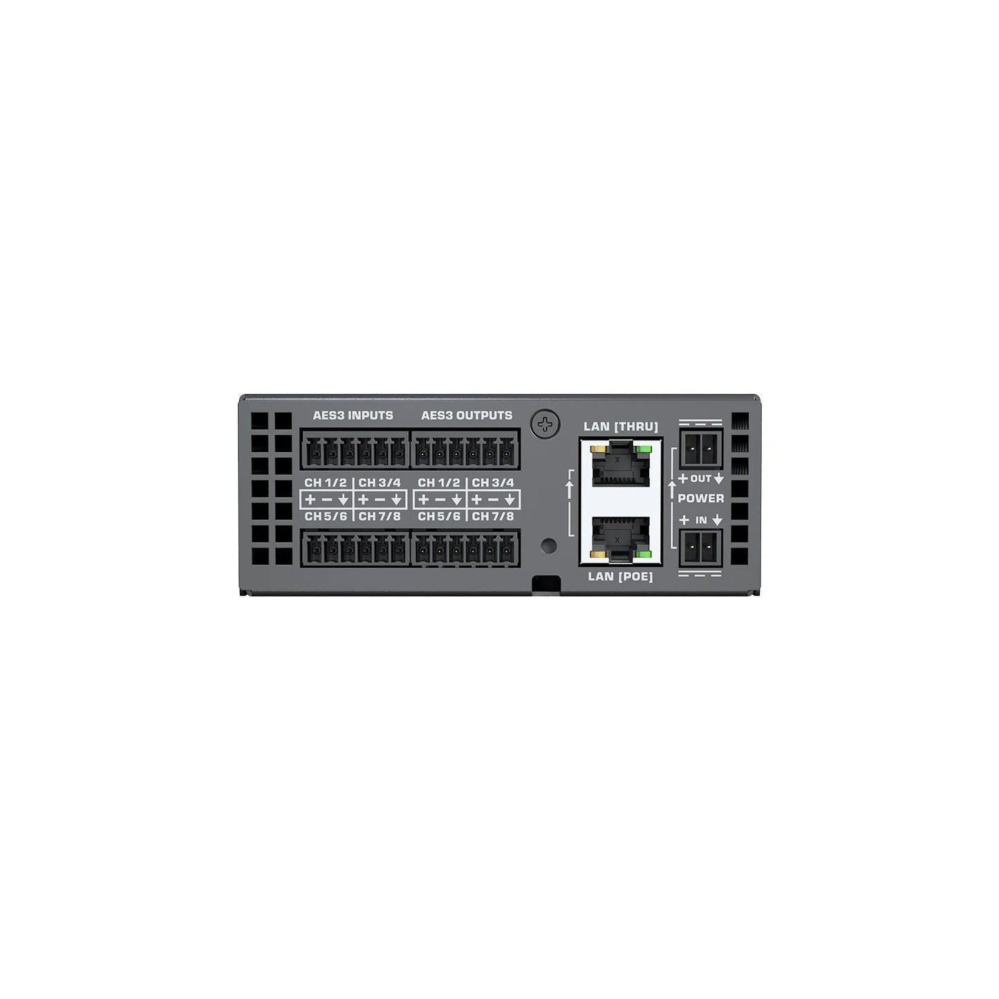 Q-SYS QIO-AES8x8 8-Channel AES3 Digital I/O Network Peripheral
