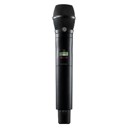 Shure AD2/K11 Axient Digital Wireless Handheld Microphone Transmitter, Frequency: G57 (470-608 MHz) | Color: Black