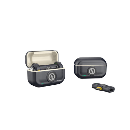 Hollyland LARK M2 With USB-C Plug Wireless Microphone | Shine Charcoal