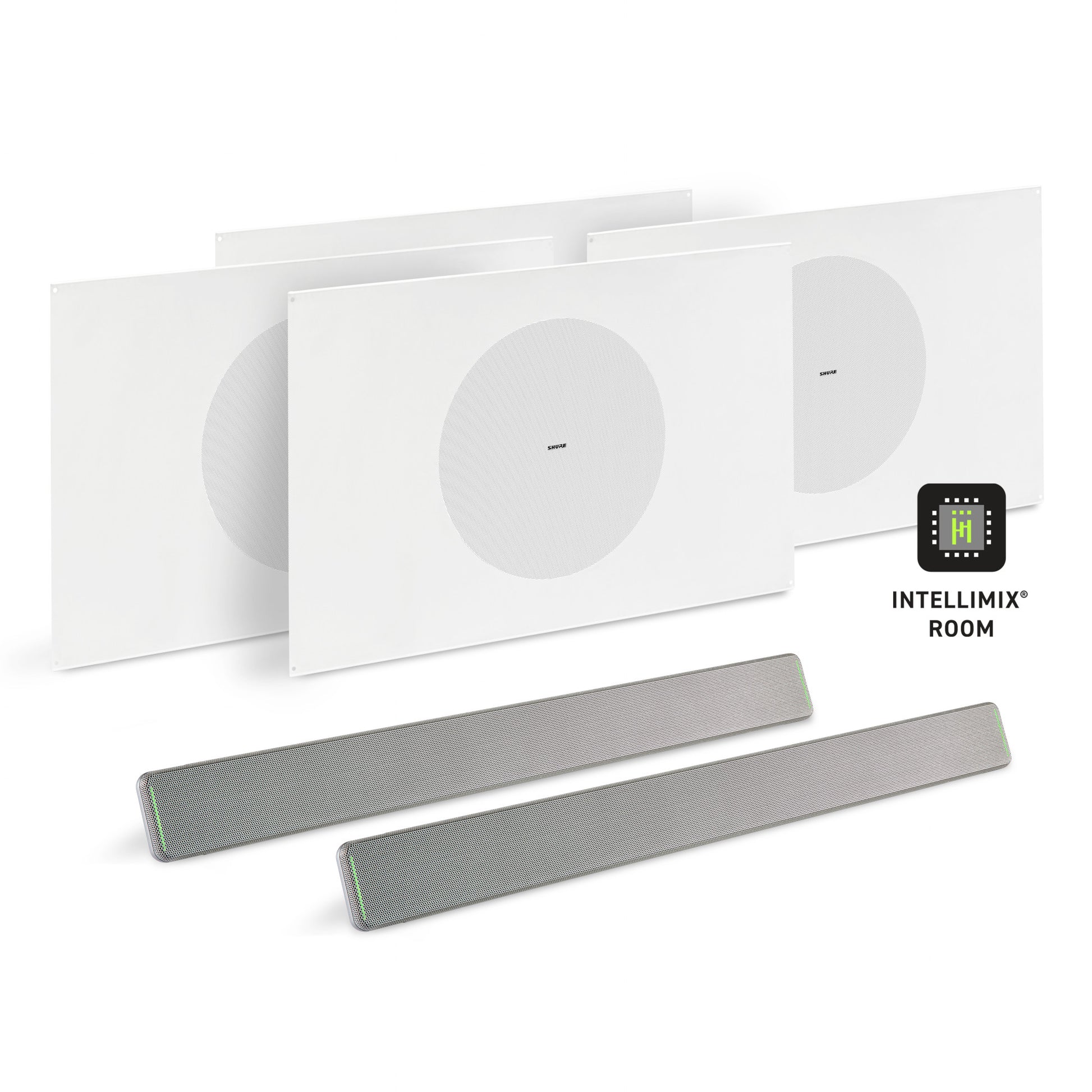 Shure Microflex Ecosystem 712L AV Conferencing Bundle aluminum