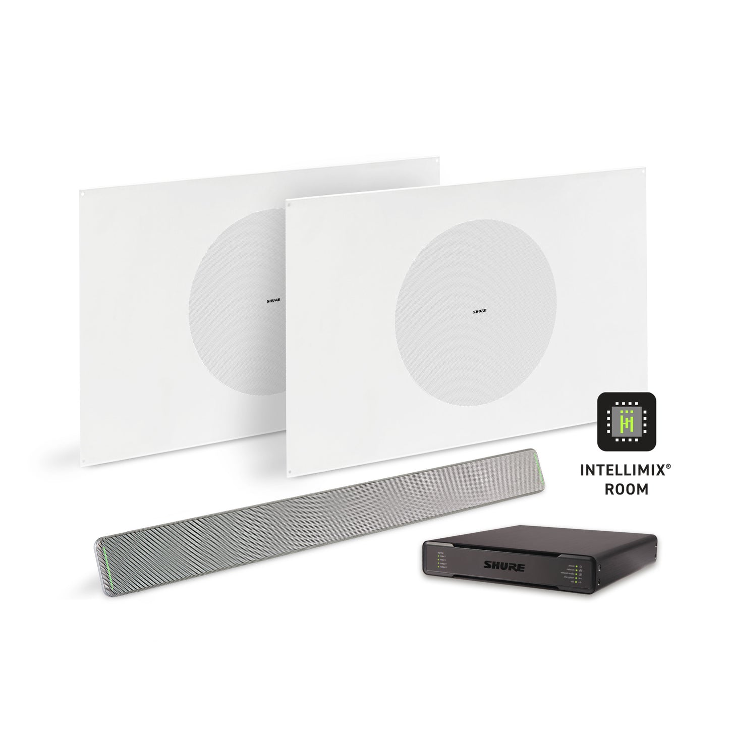 Shure Microflex Ecosystem 712P AV Conferencing Bundle | Color: Aluminum