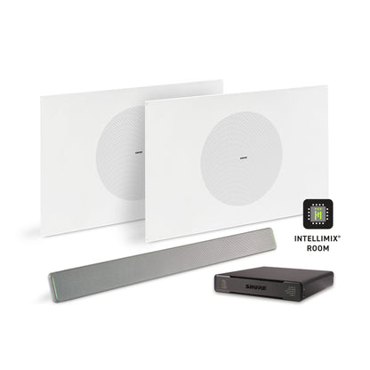 Shure Microflex Ecosystem 712P AV Conferencing Bundle | Color: Aluminum