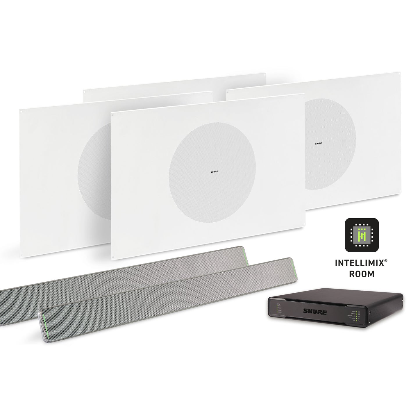 Shure Microflex Ecosystem 712X AV Conferencing Bundle | Color: Aluminum