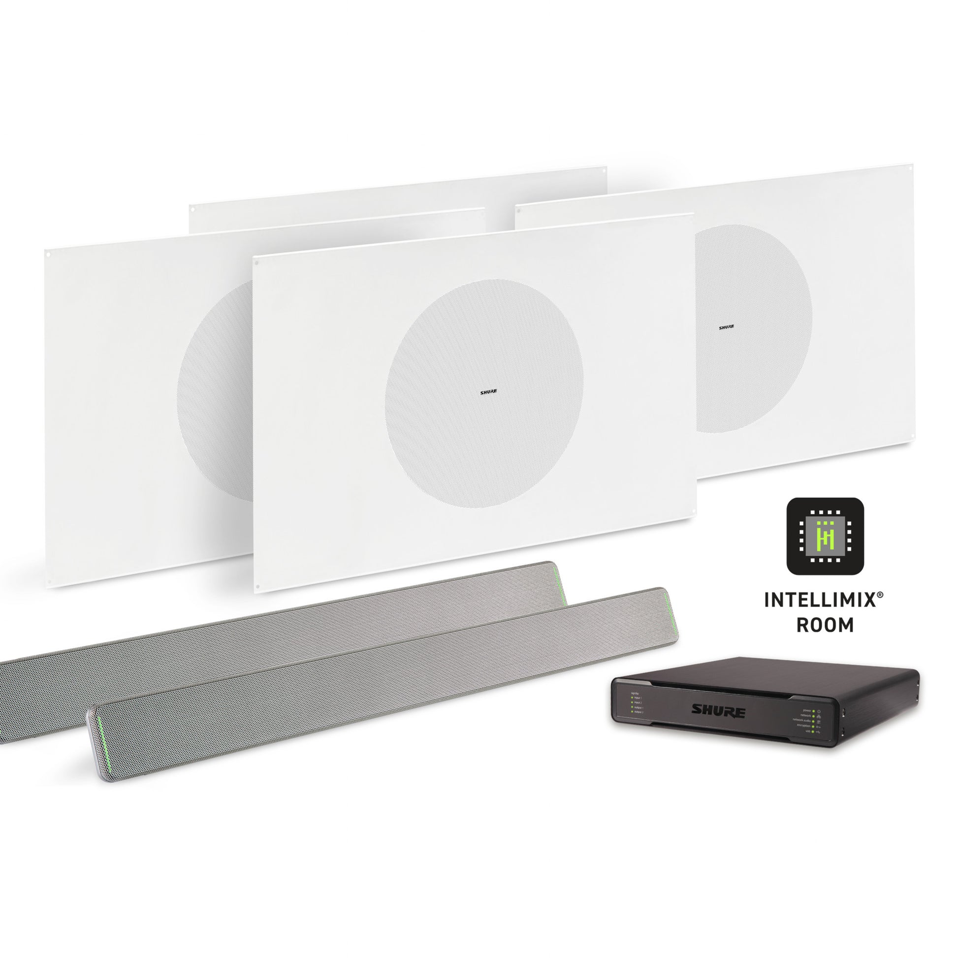 Shure Microflex Ecosystem 712X AV Conferencing Bundle | Color: Aluminum