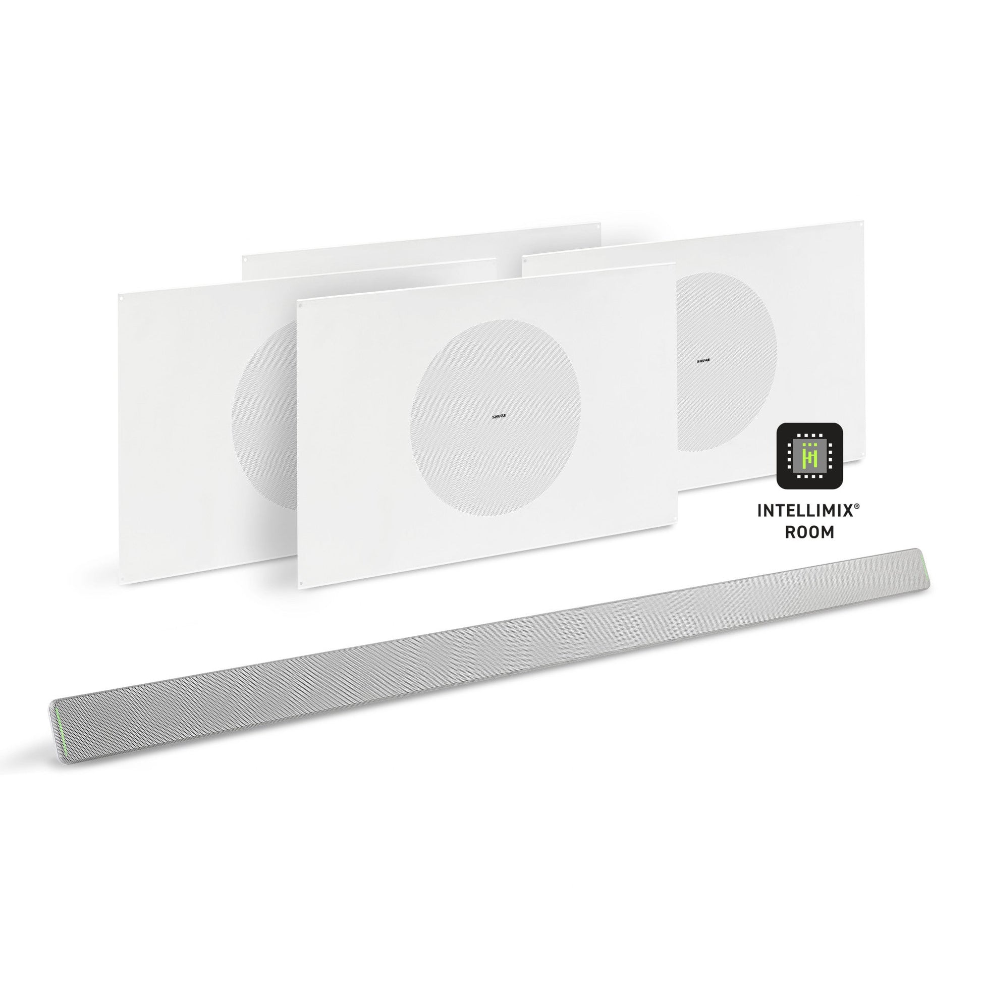 Shure Microflex Ecosystem 714M AV Conferencing Bundle | Color: Aluminum