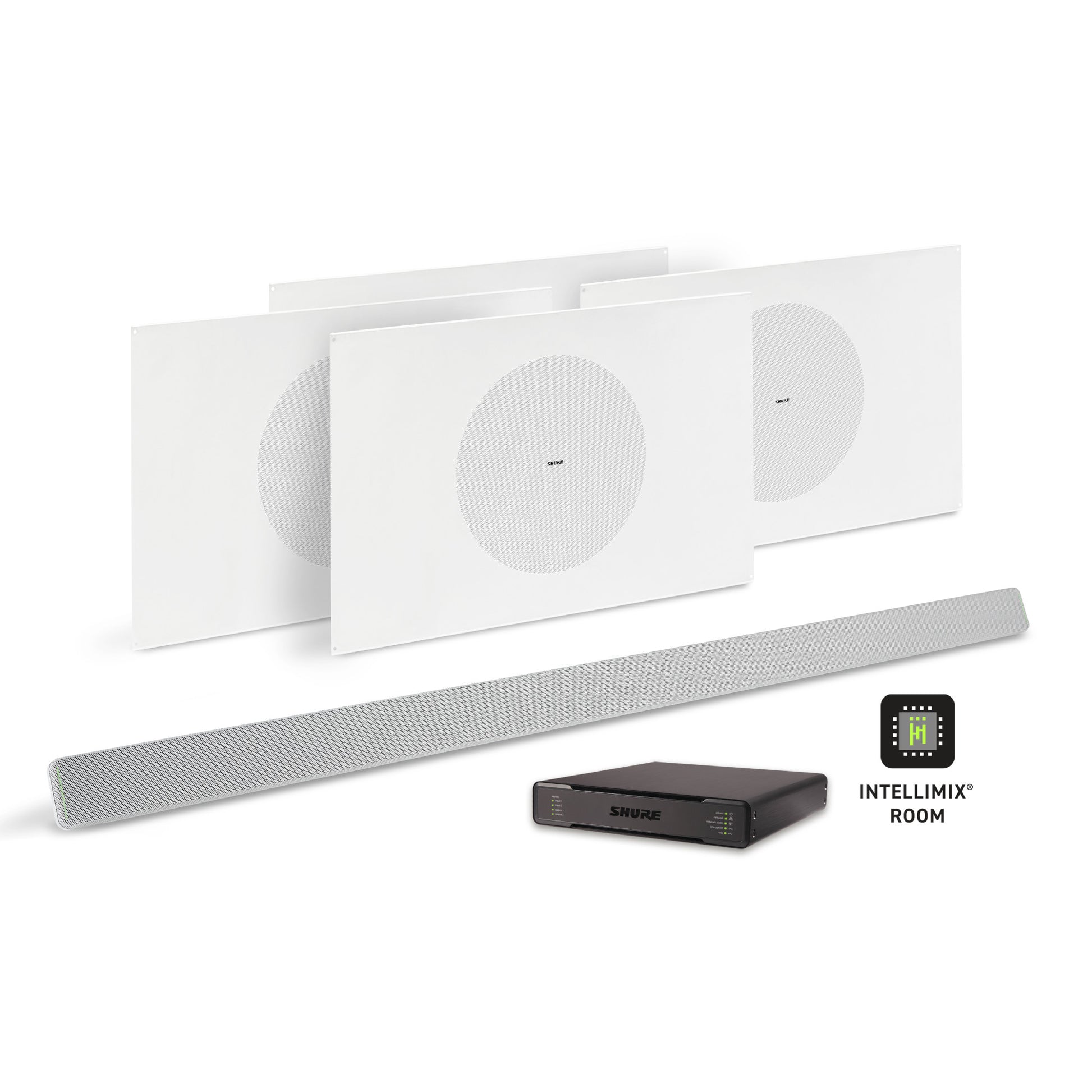 Shure Microflex Ecosystem 714P AV Conferencing Bundle | Color: White