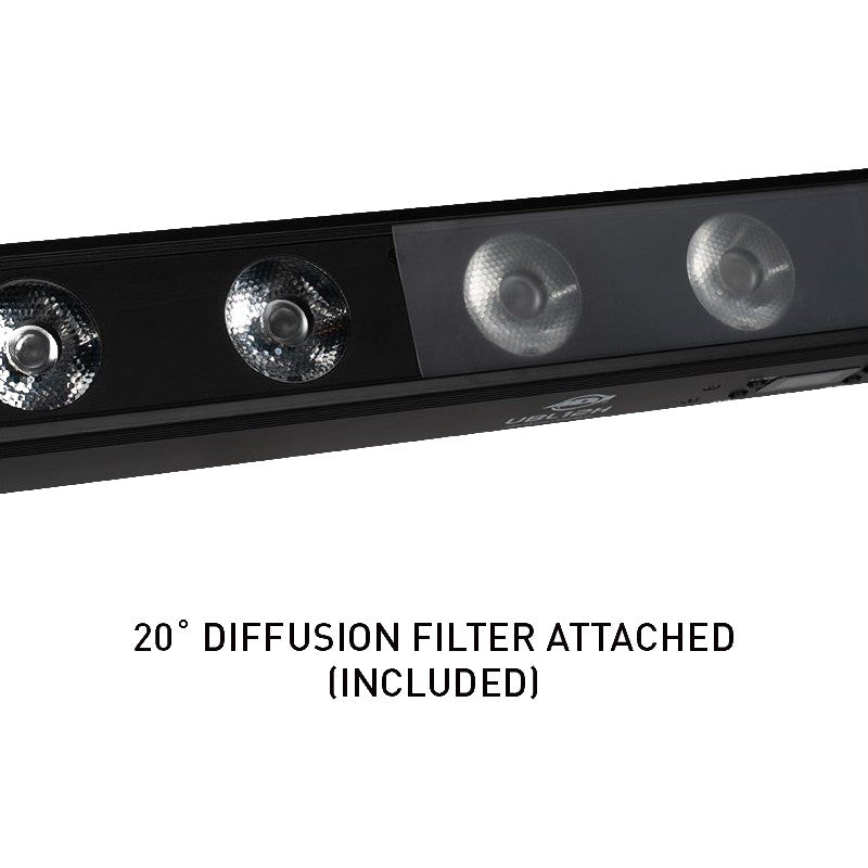 ADJ UBL12H 12x20W RGBAL+UV LED Linear Wash Light closeup