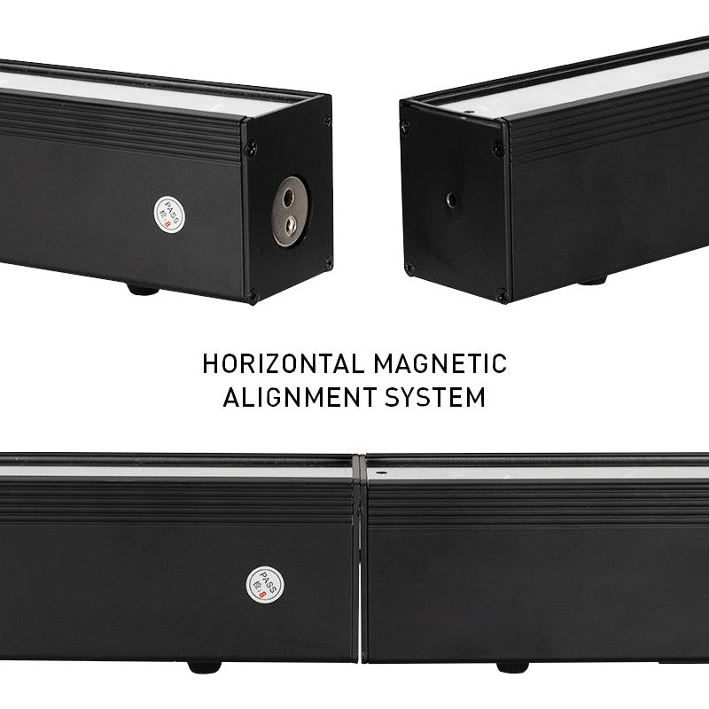 ADJ UBL12H 12x20W RGBAL+UV LED Linear Wash Light closeup back