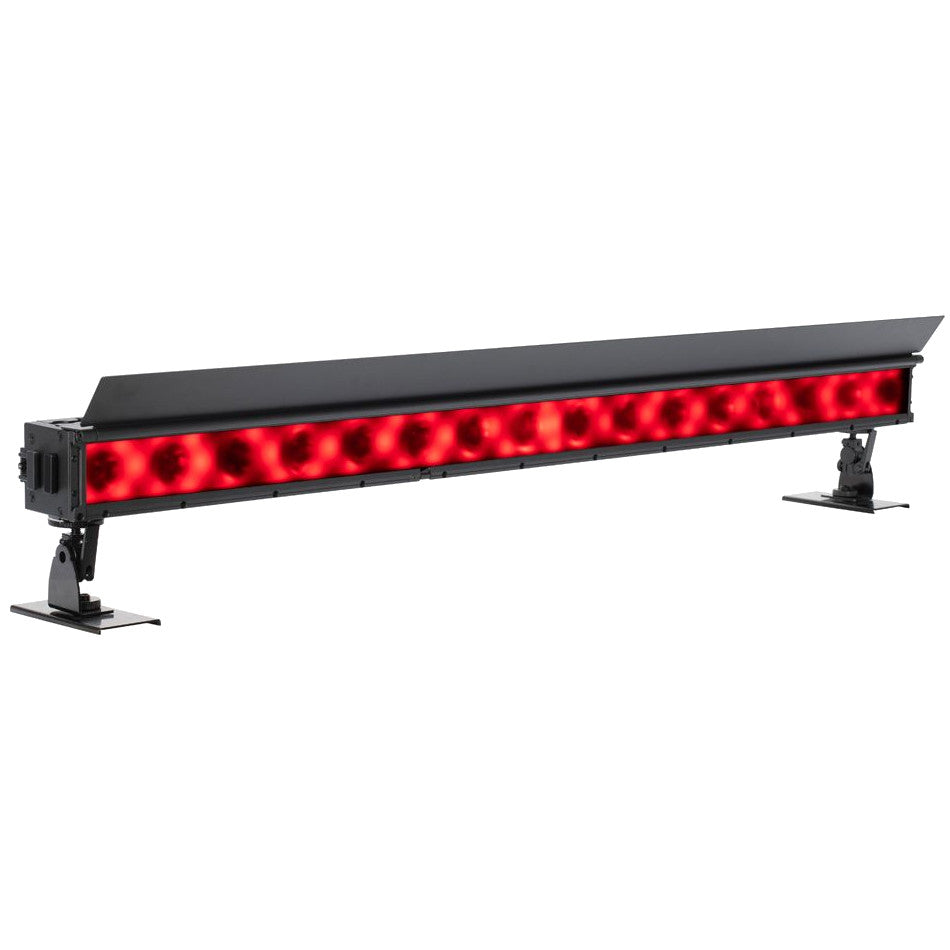 ADJ ElectraPix Bar 16 RGBAL+UV LED Linear Wash Light red filter