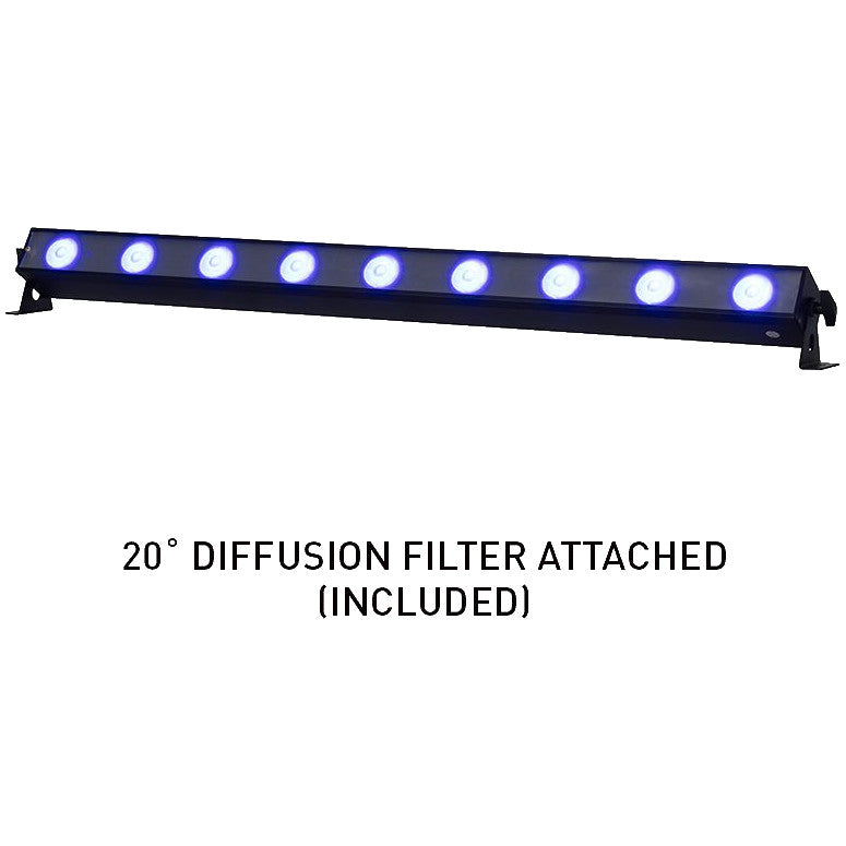 ADJ UBL9H RGBAL+UV LED Linear Wash Light filter